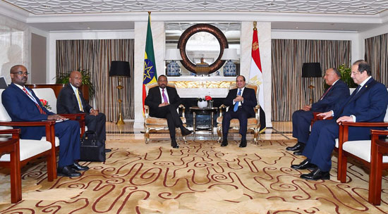 السيسى ورئيس وزراء اثيوبيا (1)