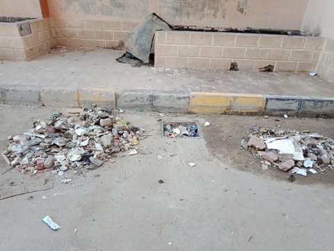القمامة بشوارع مدينة الدلنجات  (2)