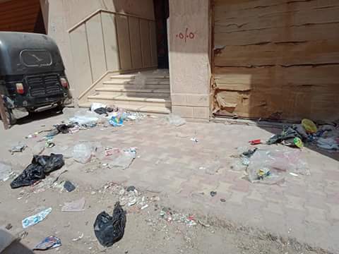 القمامة بشوارع مدينة الدلنجات  (3)