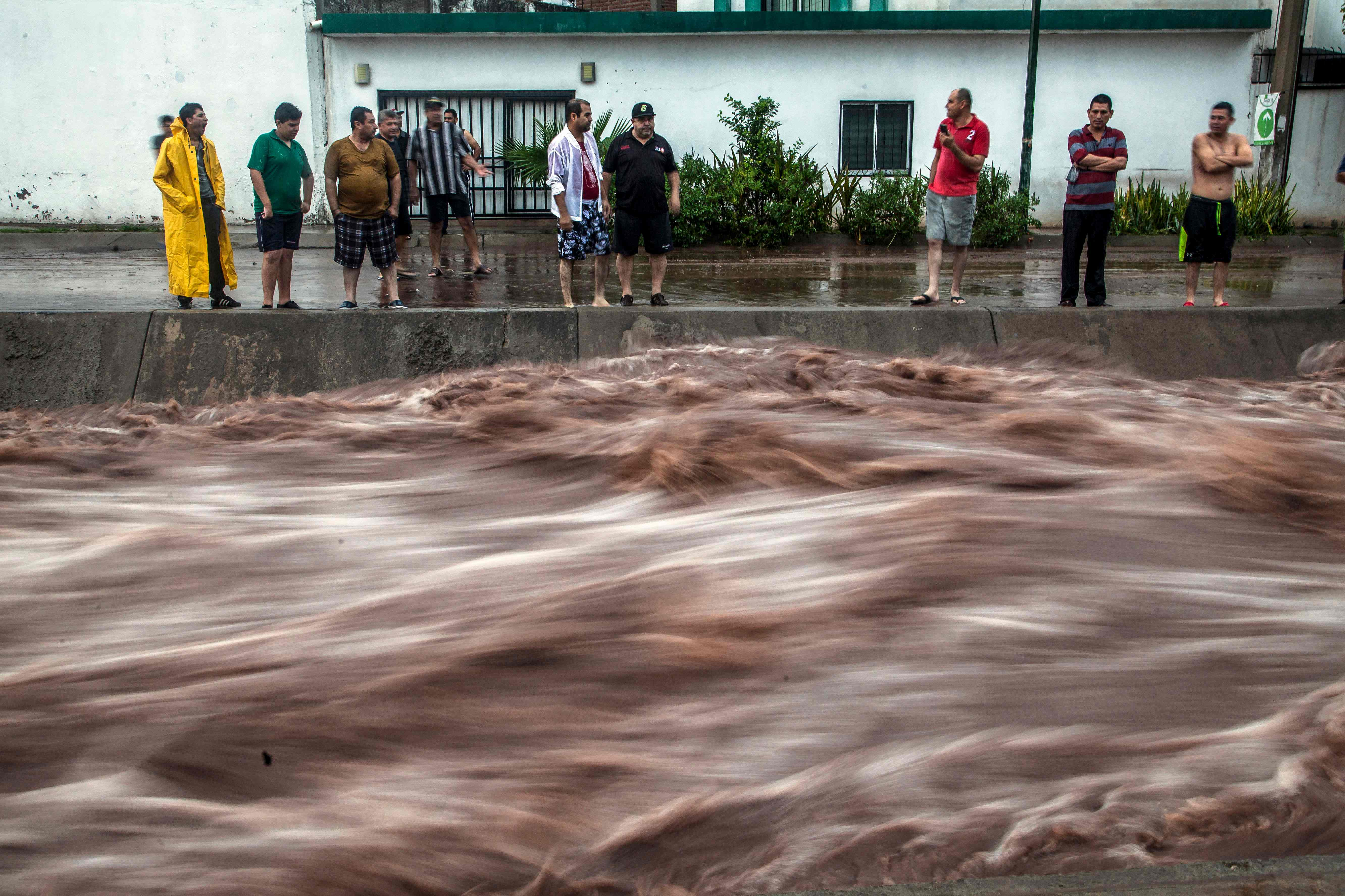  جانب من فيضانات المكسيك