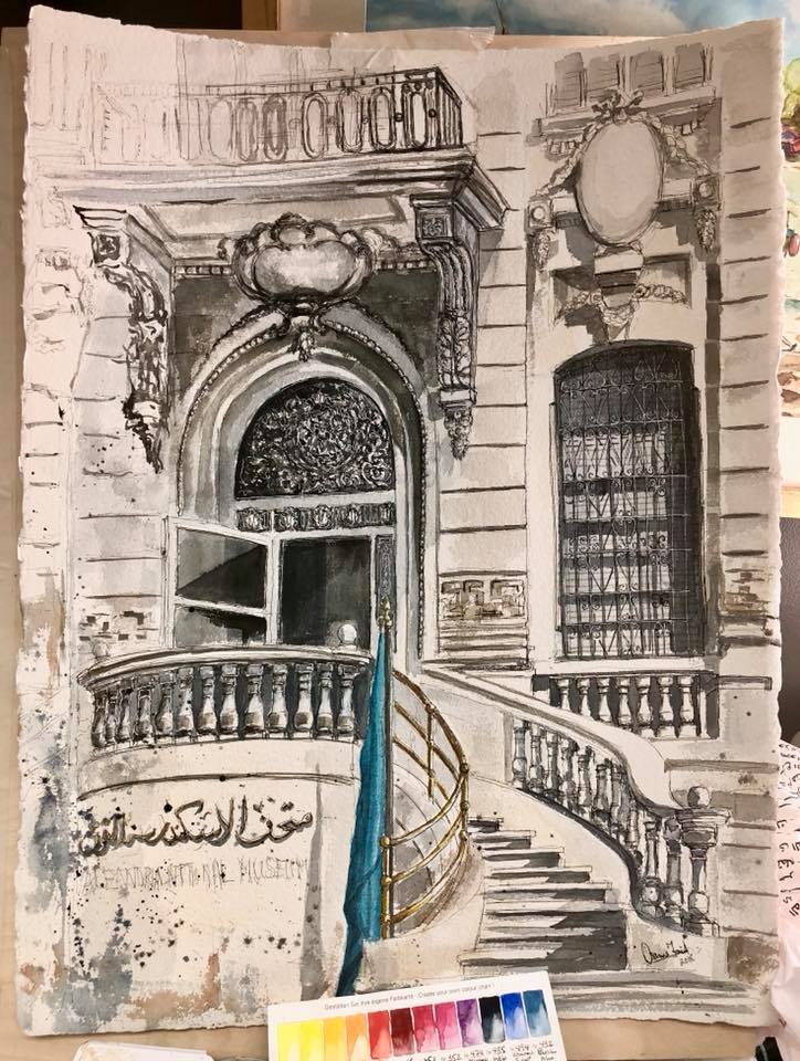 معرض خواطر ومشاعر للفنان أسامة فريد  (3)