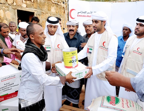 مساعدات إماراتية فى اليمن