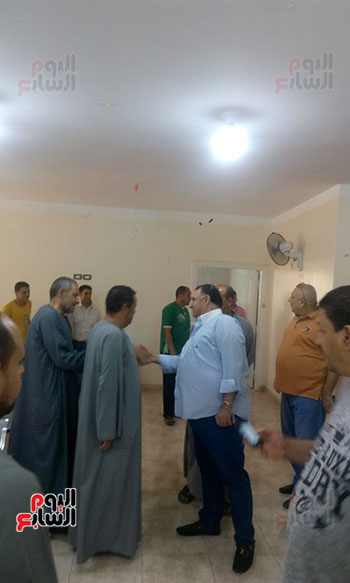 محمد فودة يتفقد مستشفى فودة الخيرى (4)