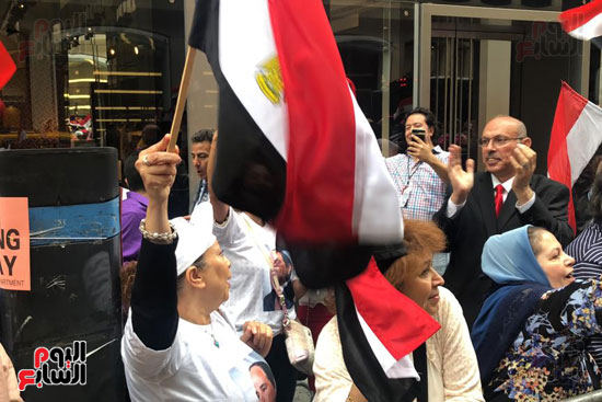 وقفة للجالية المصرية بنيويورك ضد الإرهاب  (3)