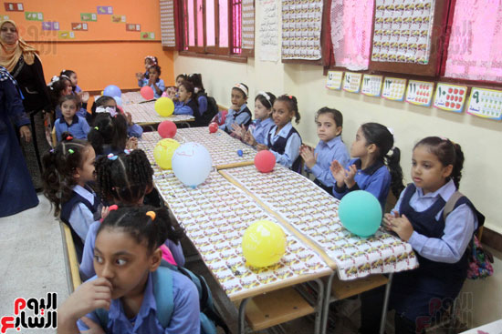 محافظ القاهرة يشارك طلاب مدرسة فى الزاوية تحية العلم (19)