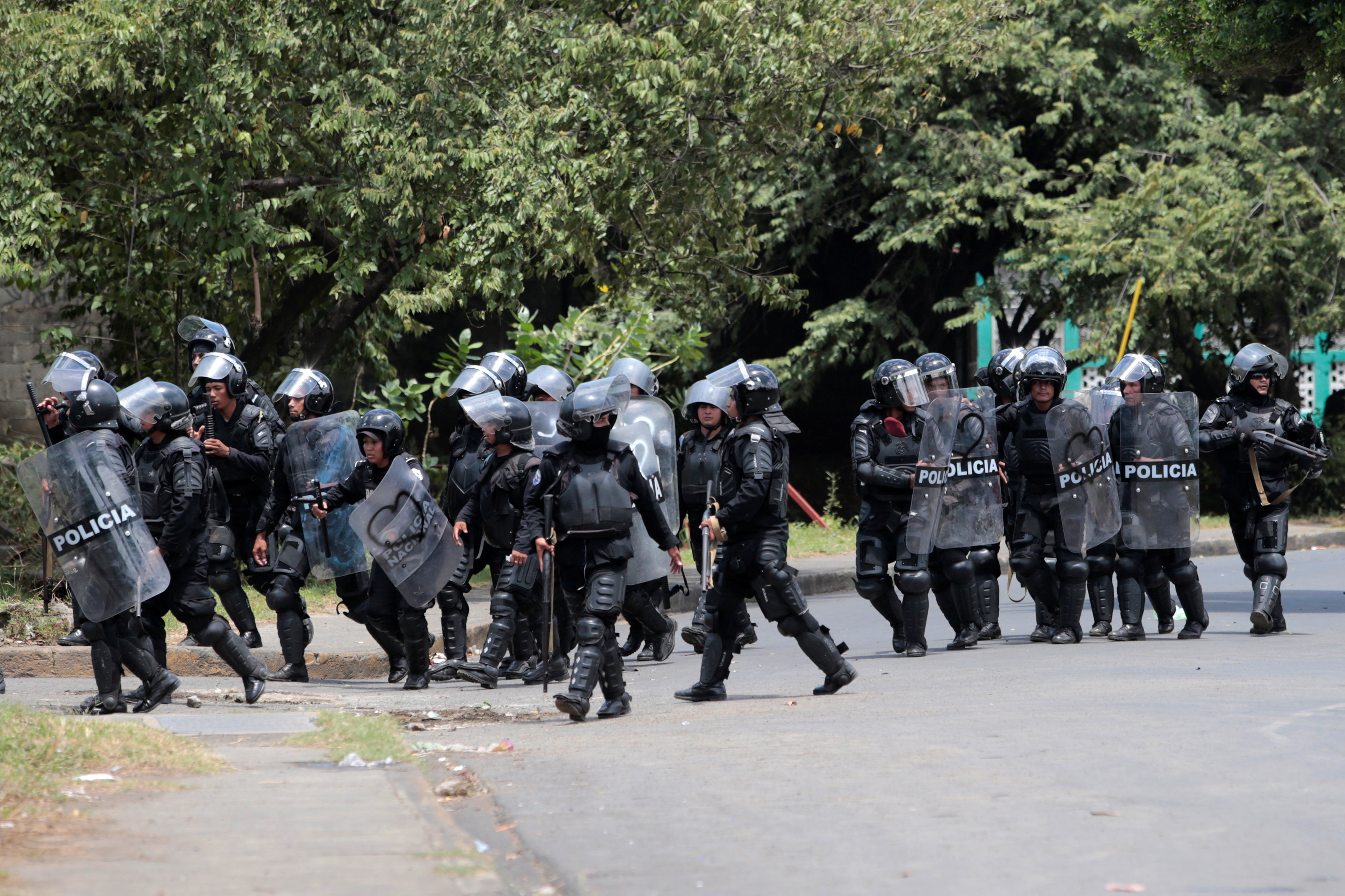 الشرطة فى نيكاراجوا