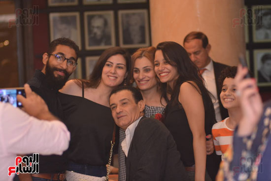 نجوم الفن والإعلام في افتتاح مسرحية  خيبتنا  لمحمد صبحي  (52)