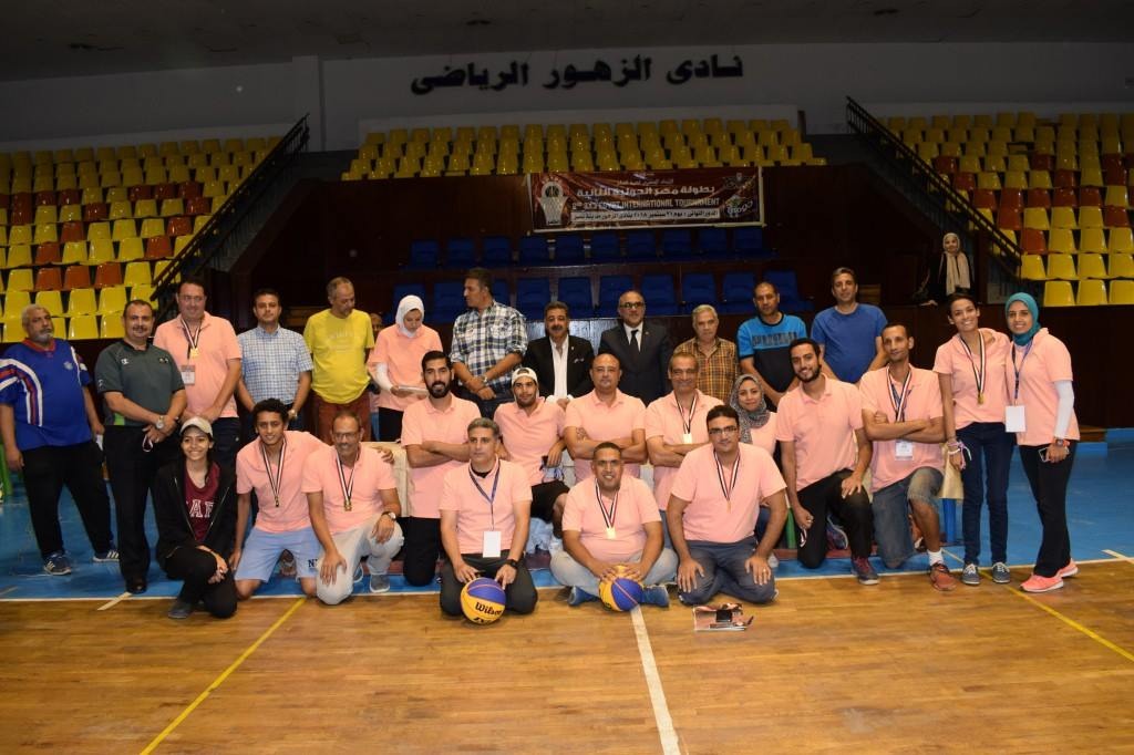  الزهور يفوز  ببطولة مصر الدولية الثانية للسلة 3 × 3 الت (5)