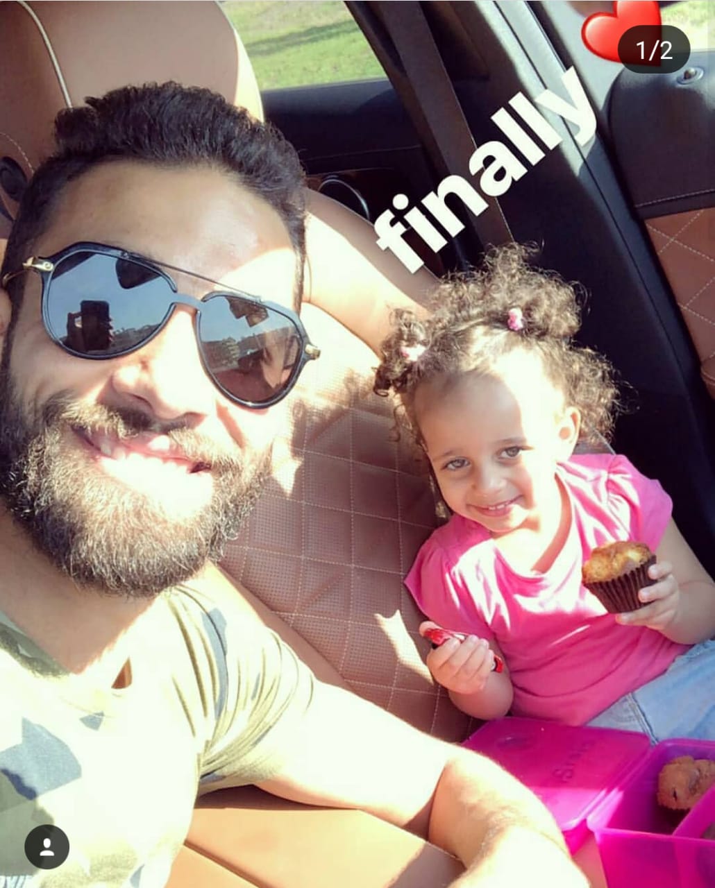 عمرو السولية و أبنته ليلى