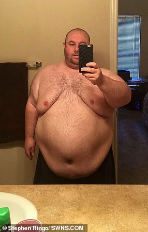 "ستيفن رينجو" قبل فقدان وزنه