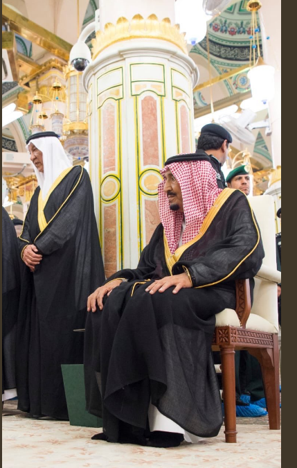 الملك سلمان يزور المسجد النبوى (2)