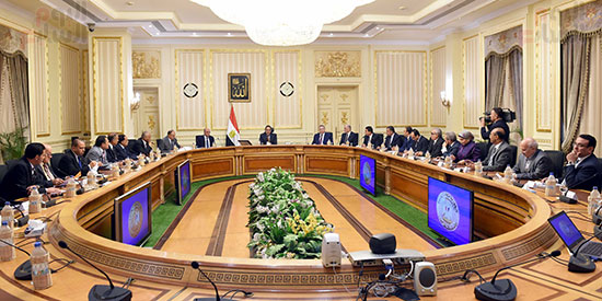 مصطفى مدبولى رئيس الوزراء، بوكيلى البرلمان، ورؤساء الهيئات البرلمانية (9)