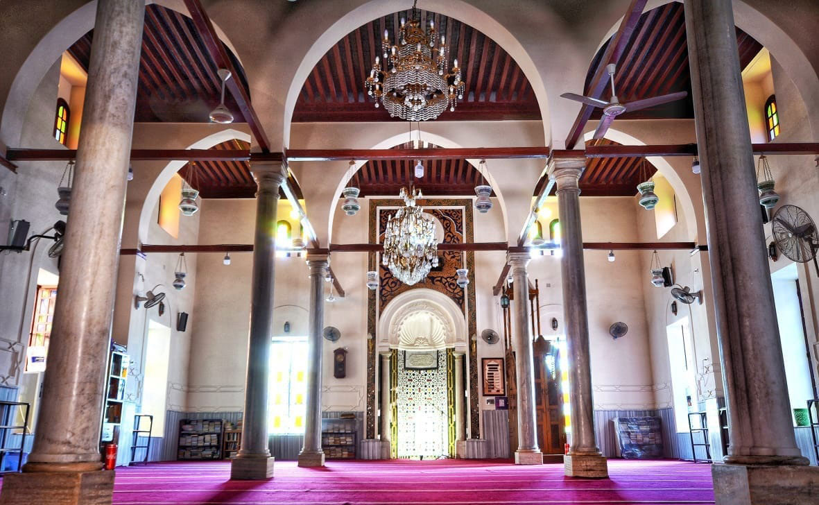 مسجد إنجا هانم بمنطقة محرم بك بالإسكندرية (1)