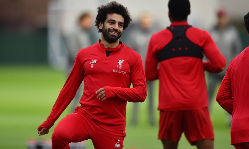 محمد صلاح فى تدريبات ليفربول (5)