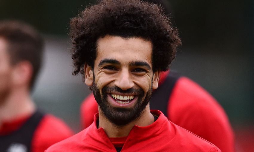 محمد صلاح فى تدريبات ليفربول (2)