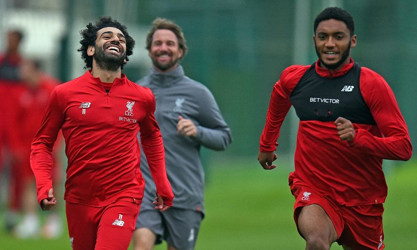 محمد صلاح فى تدريبات ليفربول (4)
