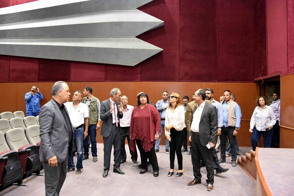 وزير الثقافة تتفقد مبنى معهد السينما الجديد  (3)