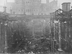 حريق مكتبة برمنجهام  عام 1879