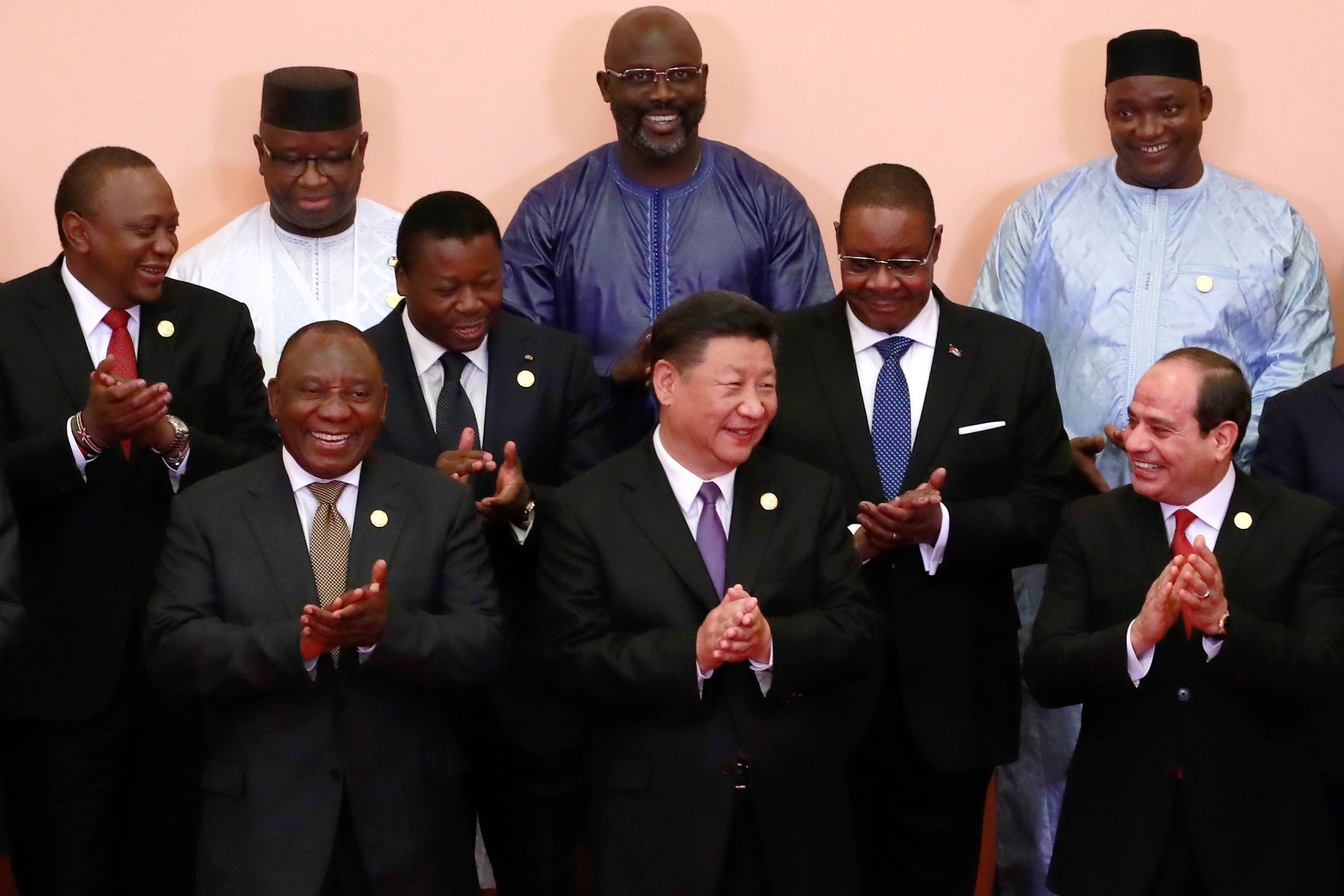الرئيس السيسى  يلتقط الصور التذكارية بقمة الصين أفريقيا