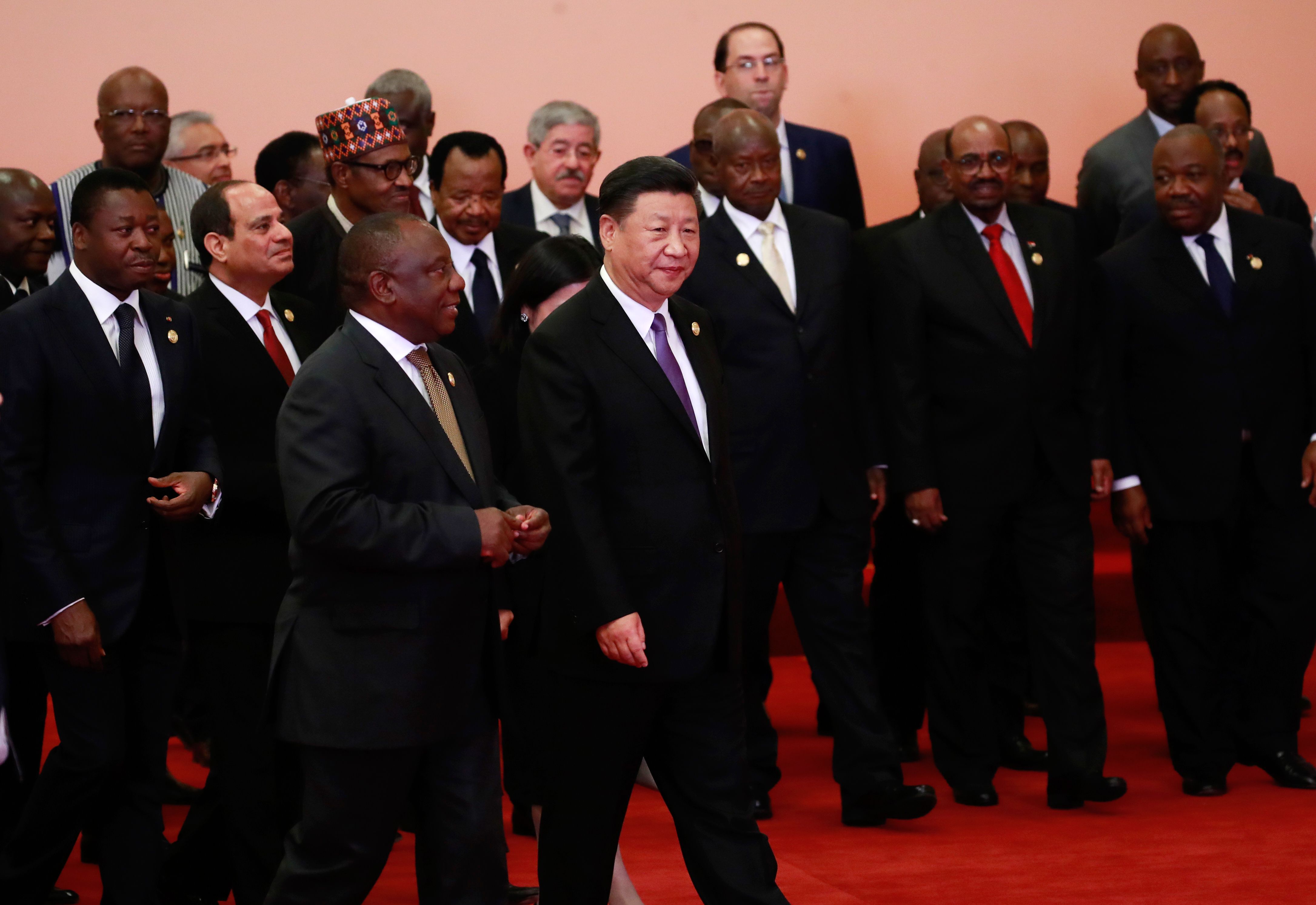 زعماء قمة الصين أفريقيا فى بكين