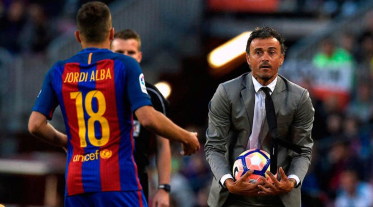 جوردي البا لويس انريكي في نادي برشلونة جوردي البا ولويس انريكي في نادي برشلونة