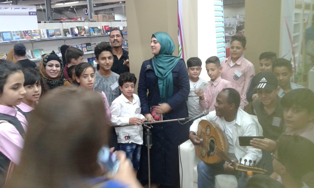 كرم مراد يودع جمهور معرض عمان الدولى للكتاب 2018 (1)