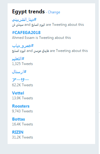 تريند تويتر