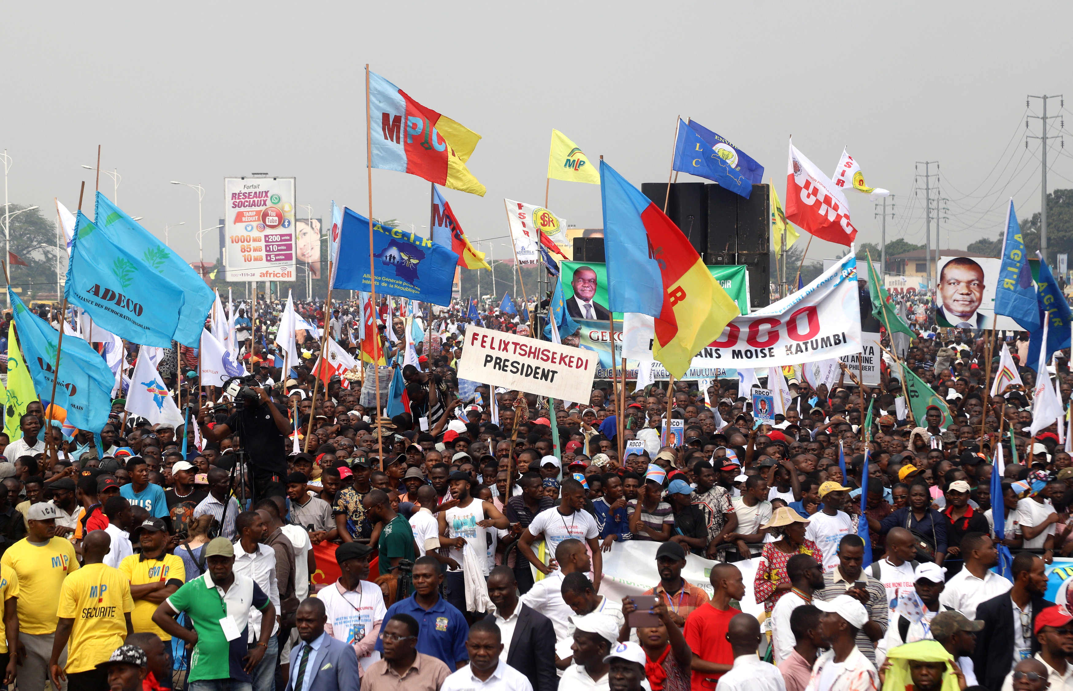 مظاهرات فى الكونغو