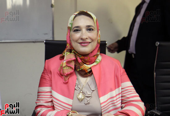 افتتاح احد الاقسام بمركز ذوى الاحتياجات الخاصة بجامعة عين شمس  (6)