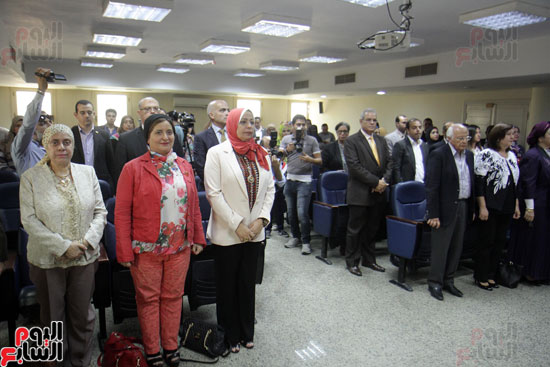 افتتاح احد الاقسام بمركز ذوى الاحتياجات الخاصة بجامعة عين شمس  (10)