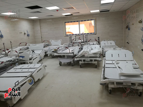 جانب من تجهيز مستشفى الاقصر العام بأيادى محمد بدر