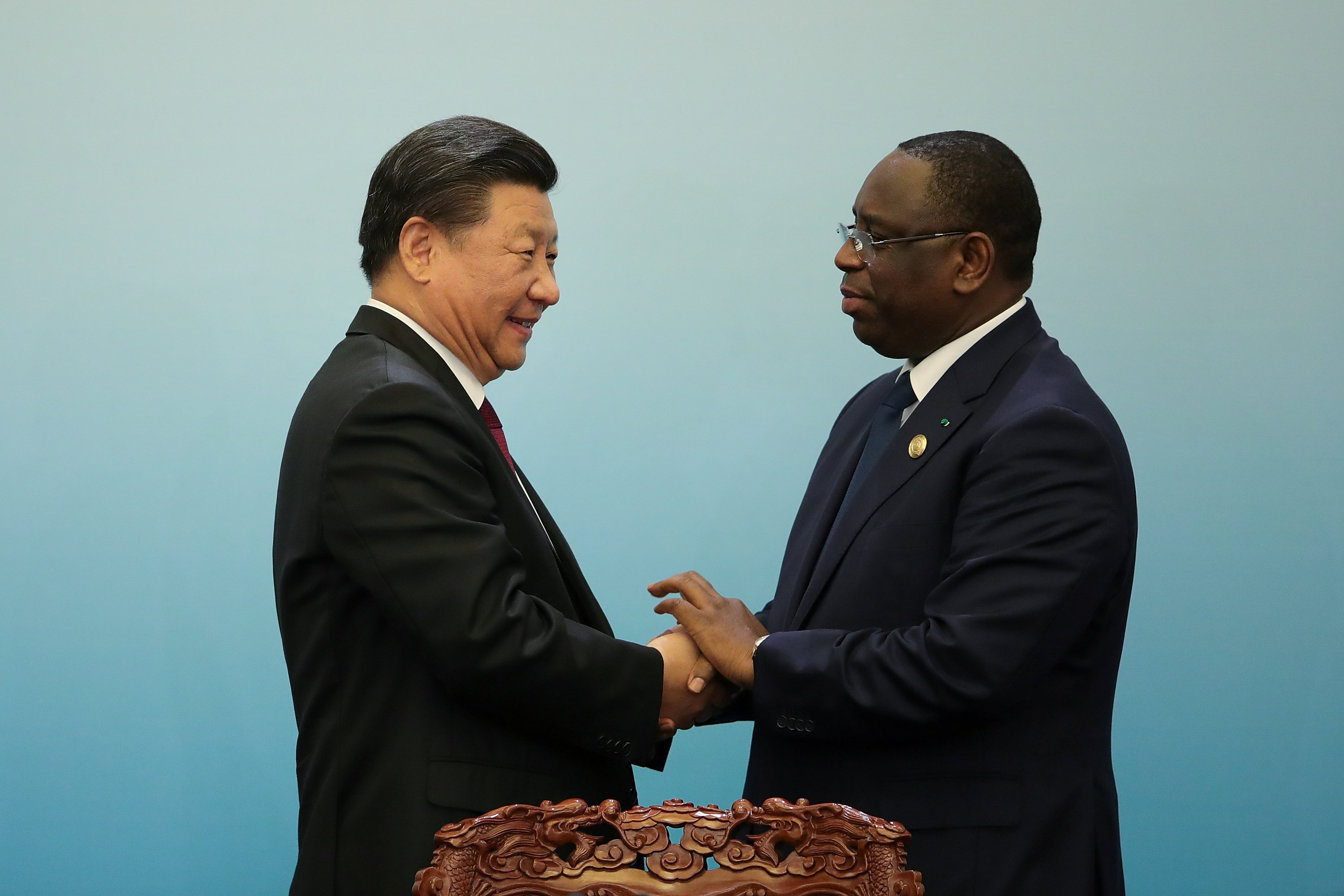 الرئيس الصينى والرئيس السنغالى
