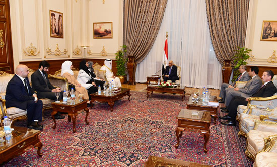 على عبدالعال ورئيس مجلس النواب البحرينى (6)