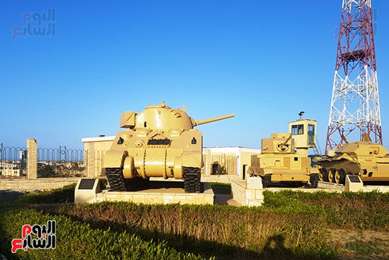 معدات عسكرية وأسلحة ثقيلة متحف العلمين
