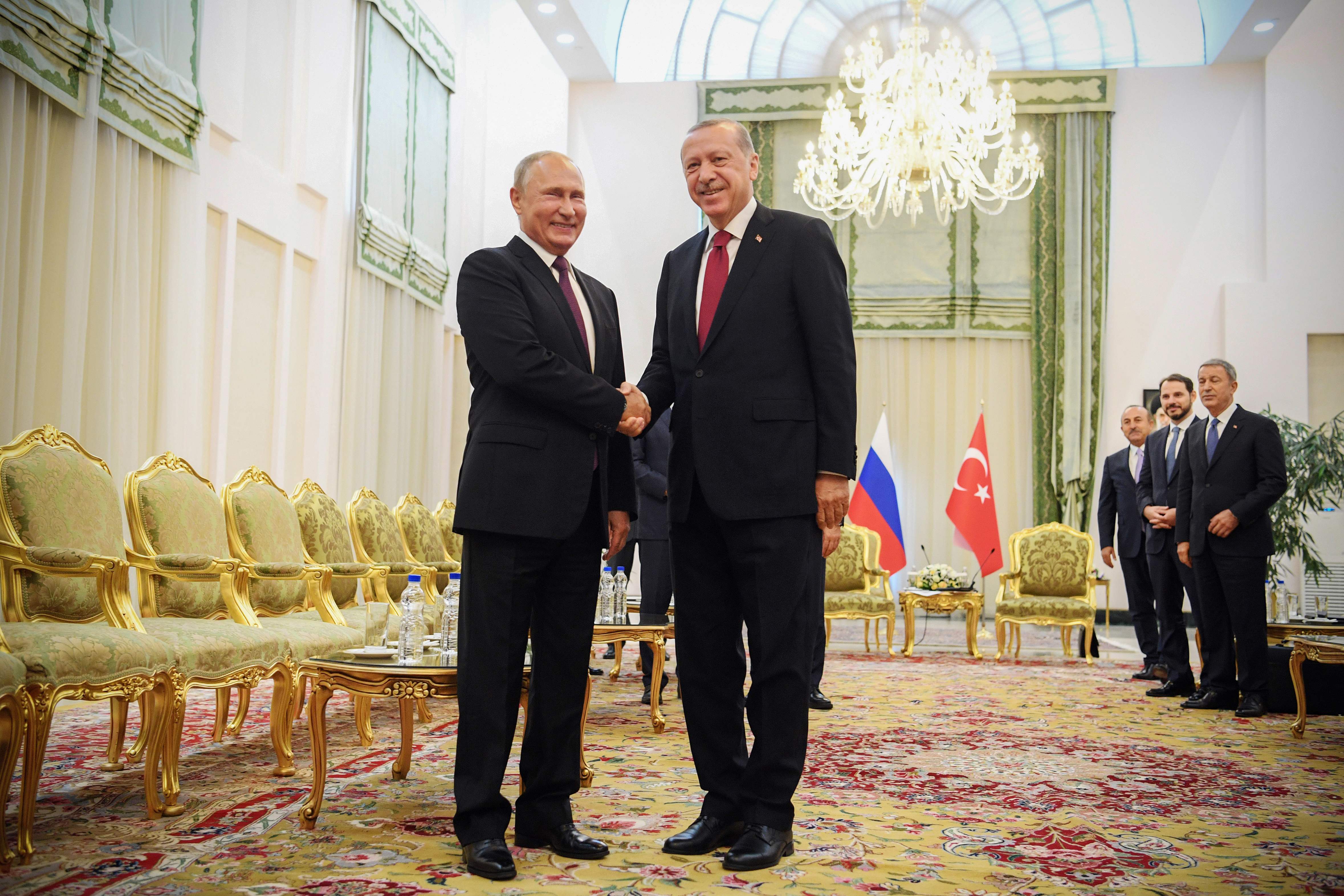 الرئيسن التركى والروسى