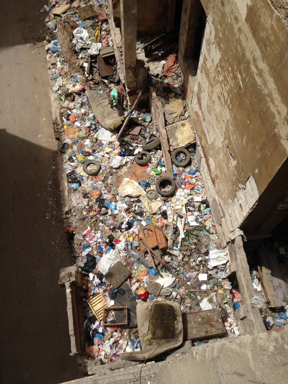 القمامة بأحد شوارع محرم بيك بالإسكندرية  (3)