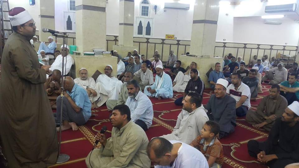  لقاءات جماهيرية عقب صلاة الجمعة بمساجد الاقصر
