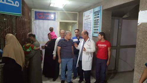رئيس مدينة أشمون يتفقد المستشفيات  (3)