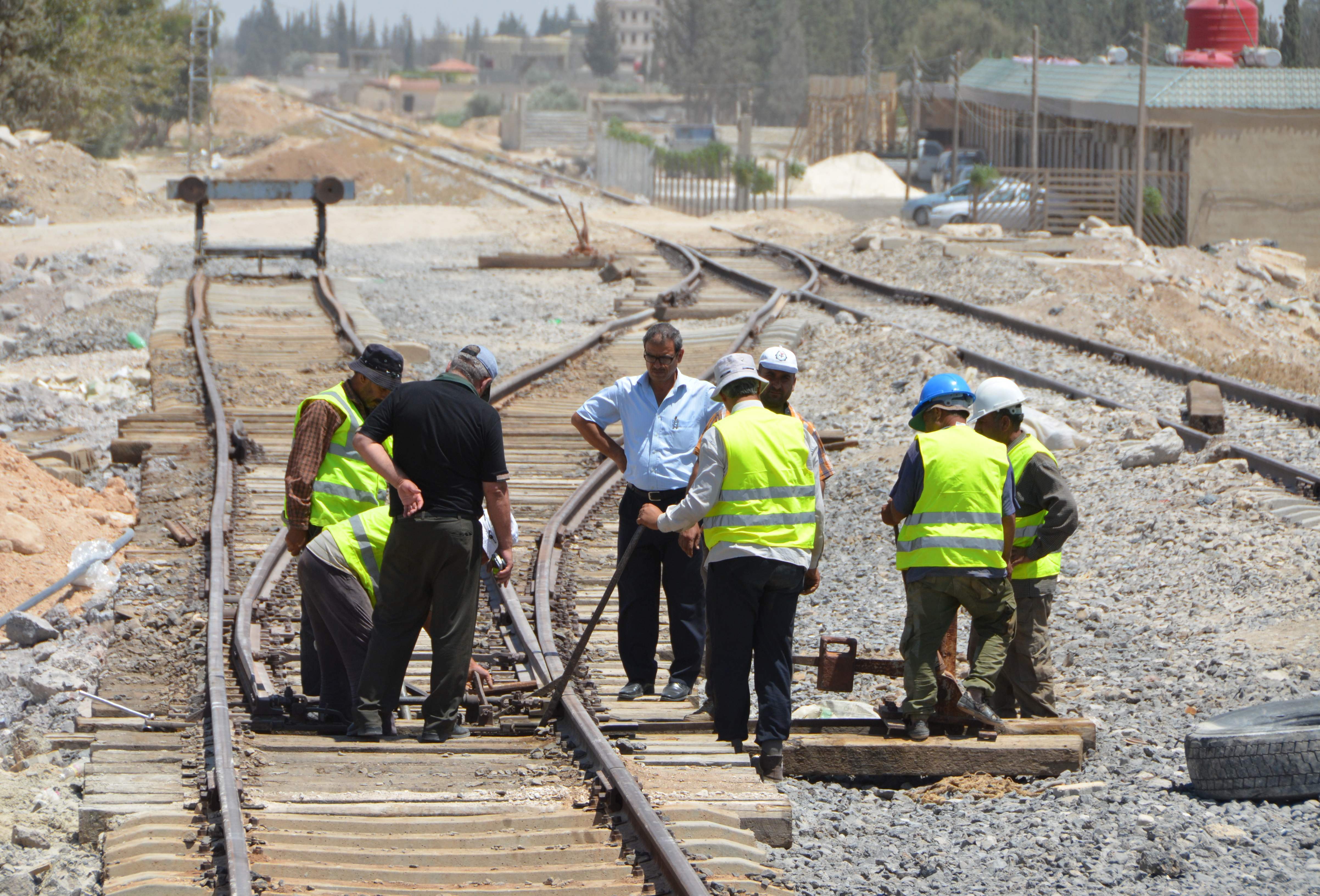 اصلاح شبكة السكك الحديد فى دمشق