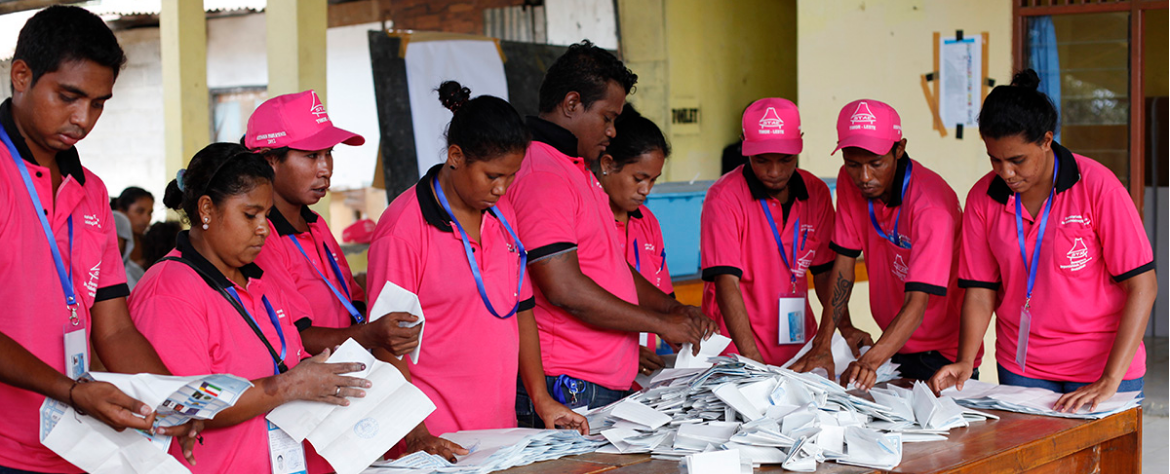 الامم المتحدة تشرف على عملية انتخاب فى تيمور الشرقية