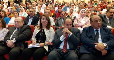 غادة والى أثناء إطلاق مبادرة 2 كفاية غادة والى أثناء إطلاق مبادرة 2 كفاية