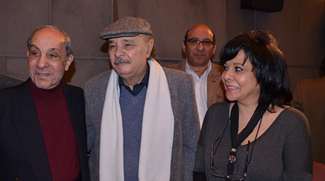 سمير العصفوري مع اسعاد يونس ويسري الجندي