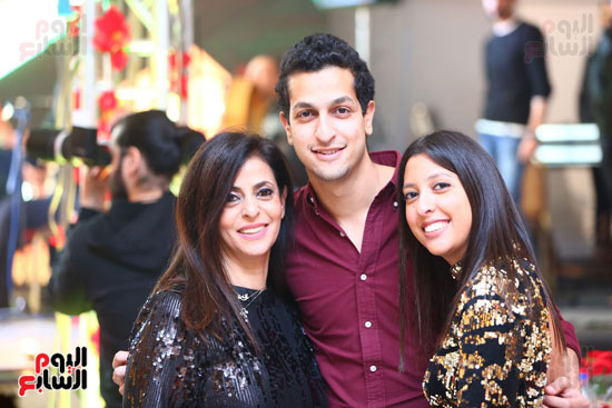 محمود العسيلى و‎صابرين النجيلى يشعلان حفل رأس السنة بأحد فنادق القاهرة (21)