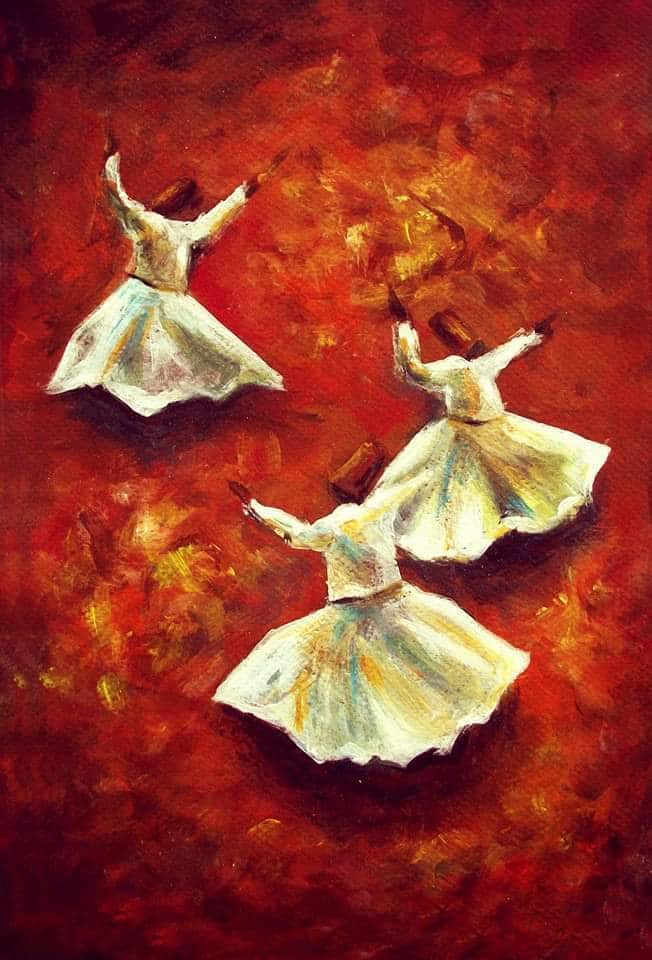 قارئ يشارك بمجموعة لوحات المولوية المصرية والرسم على الحوائط والأسقف اليوم السابع