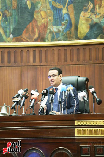 الموتمر الصحفي للمتحدث الرسمي لمجلس النواب لعرض انجازات المجلس  (9)