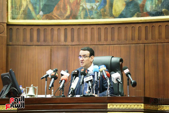 الموتمر الصحفي للمتحدث الرسمي لمجلس النواب لعرض انجازات المجلس  (7)