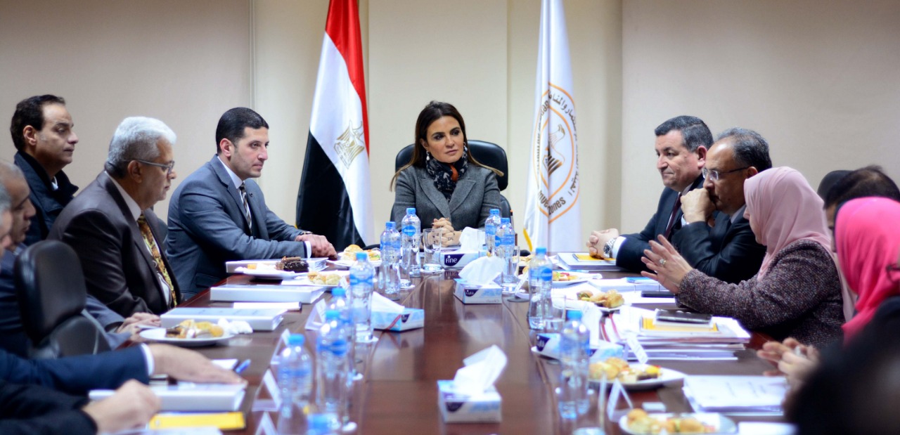 وزيرة الاستثمار سحر نصر تستمع لمجلس إدارة المنطقة الإعلامية الحرة