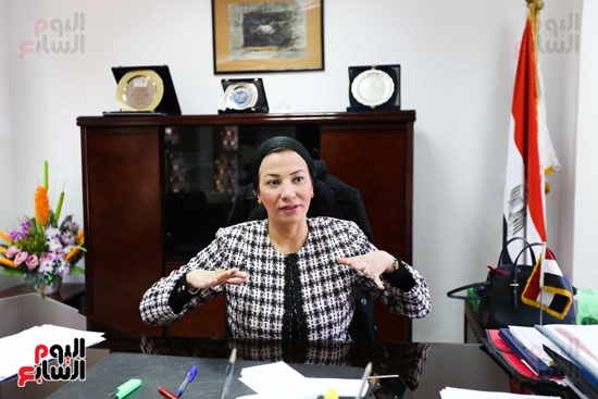 حوار الدكتورة ياسمين فؤاد وزيرة البيئة  (6)