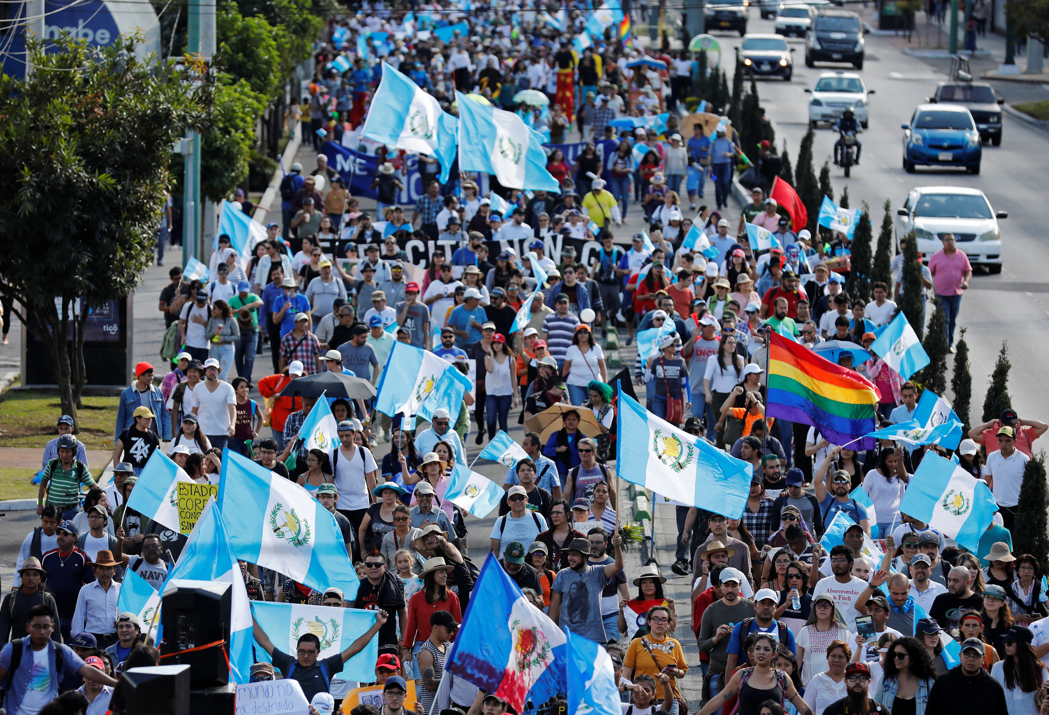 احتجاجات حاشدة فى جواتيمالا ضد الفساد (1)