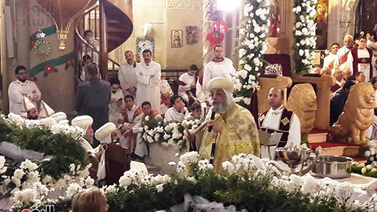 البابا تواضروس يترأس صلاة عيد الغطاس (1)